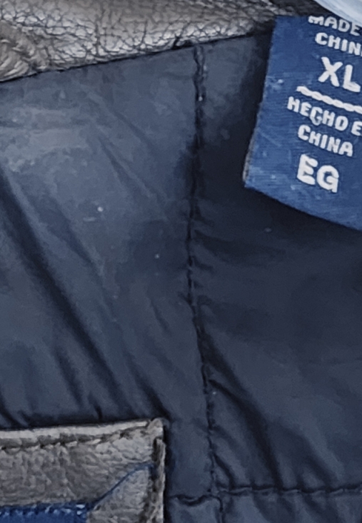 Dockers Men's Faux Leather Lined Water Resistant Shell Snap Cuffs Pockets Sz XL - Picture 14 of 14